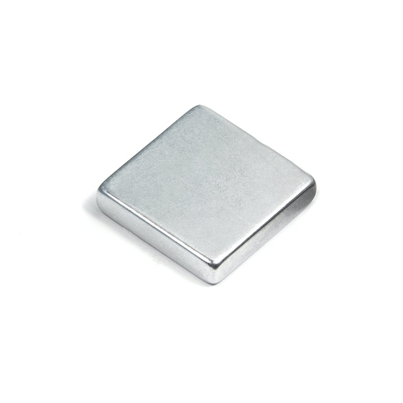 18 x 18 x 4 mm N45 Block Neodymium magnet - U-Polemag