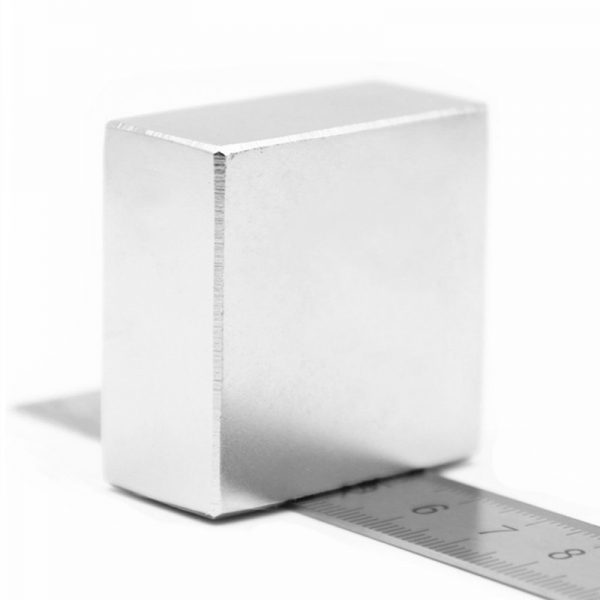 1PCS block 40x40x20mm Super Powerful Strong Rare Earth Block NdFeB Magnet Neodymium N52 Magnets（2）